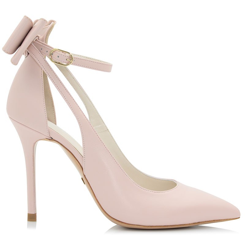 Pink Leather Pumps