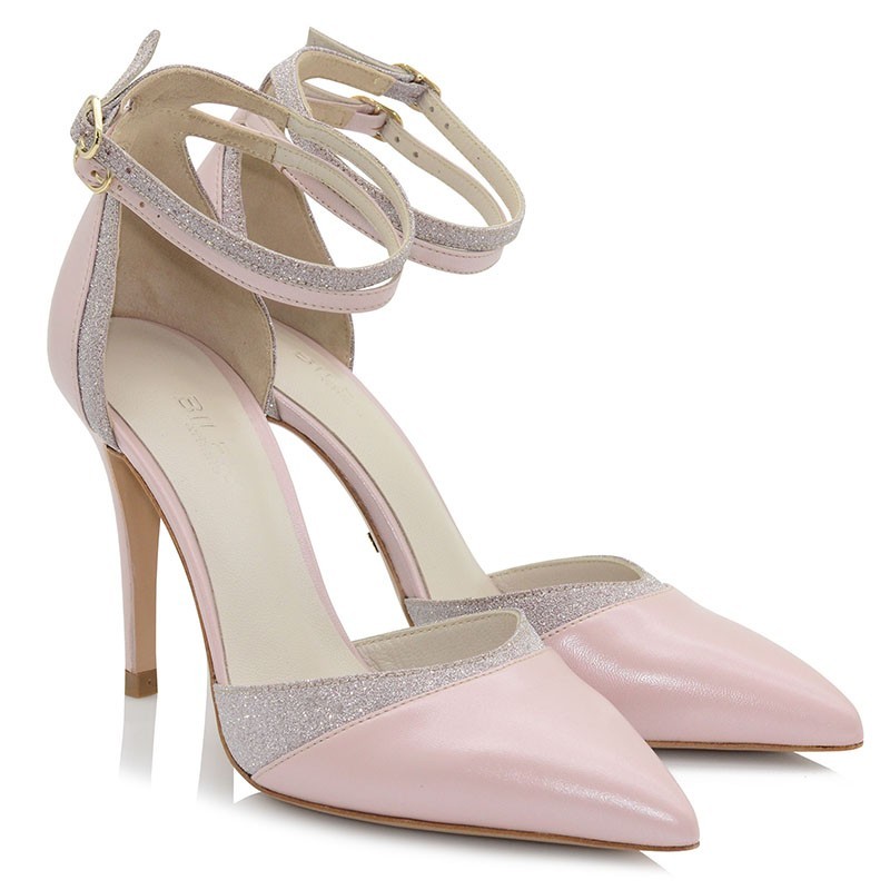 Pink Leather Pumps